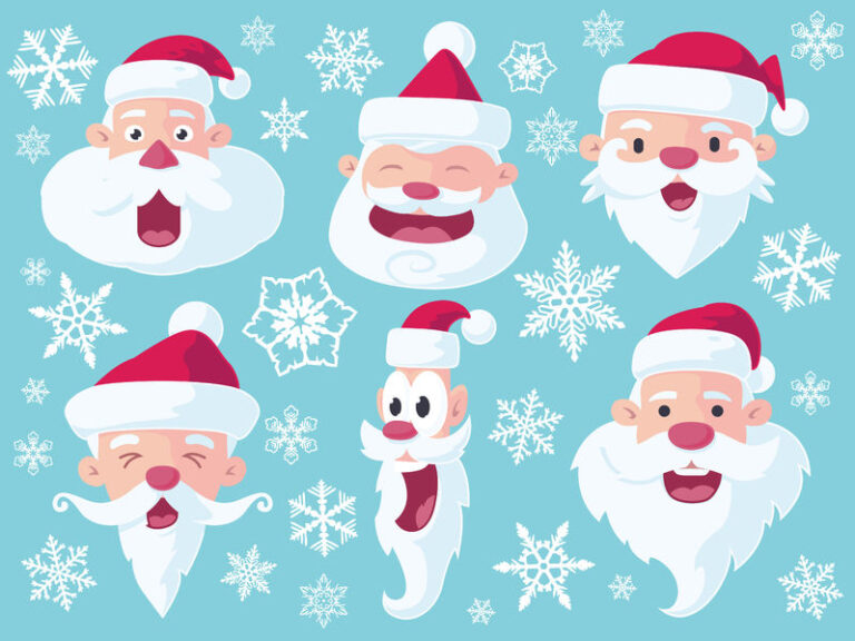 Christmas retrospective - Many Faces of Santa